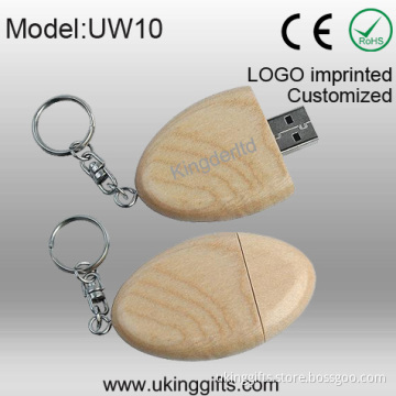 Customized Logo Wooden Pen Drive